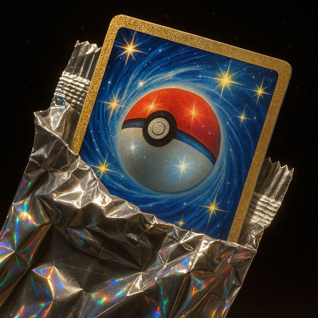 card peeking out